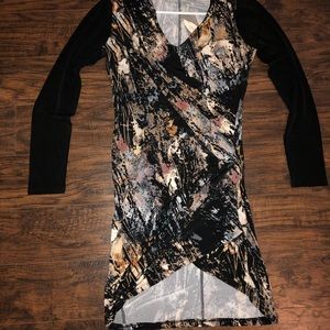 MULTI COLOR BODY CON DRESS